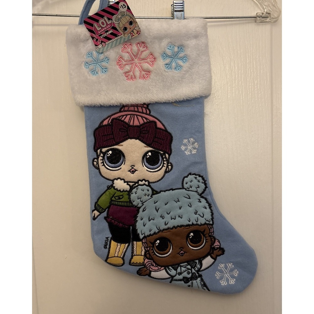 New LOL SURPRISE DOLLS Christmas Holiday 15" Stocking‎